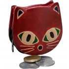 arpera | Leather Coin Box | C11406-3A  | Red